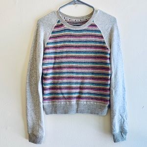 PACSUN Colorful Stripped Sweater Long Sleeve
